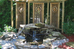 Réaliser un bassin d'eau et un coin détente - Zone Conteneurs Inc. - Mirabel, Montréal
